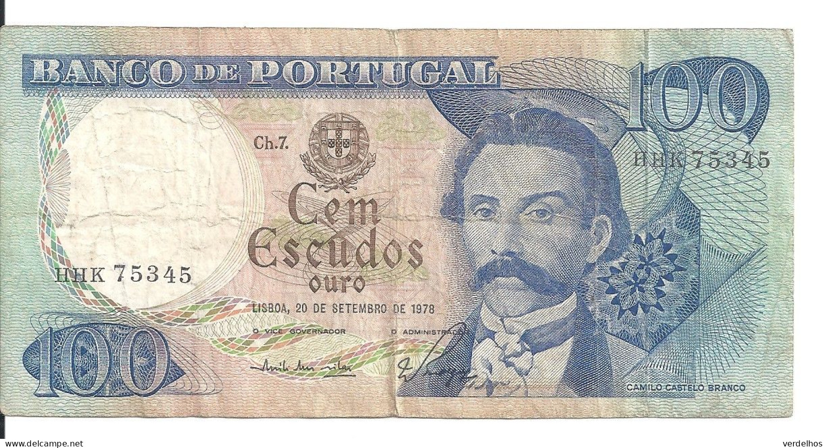 PORTUGAL 100 ESCUDOS 1978 VF P 169 B - Portugal