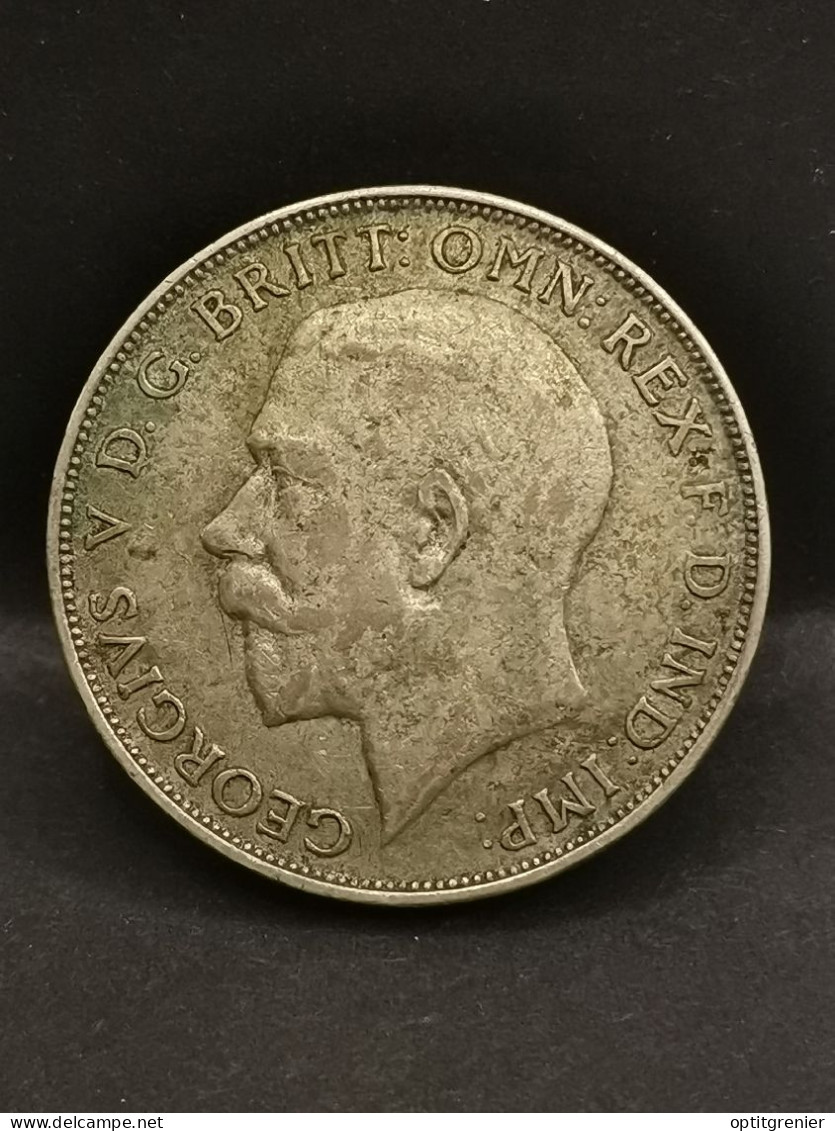 1 FLORIN  ARGENT 1923 GEORGE V ROYAUME UNI / UNITED KINGDOM SILVER - J. 1 Florin / 2 Schillings