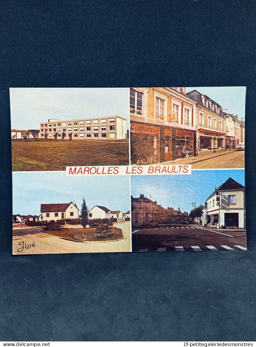 °CPA5 Marolles Les Braults Multi-vues Maison De Retraite Place De L'église Résidence Du Maine Rue Du Mamers Jipé - Marolles-les-Braults