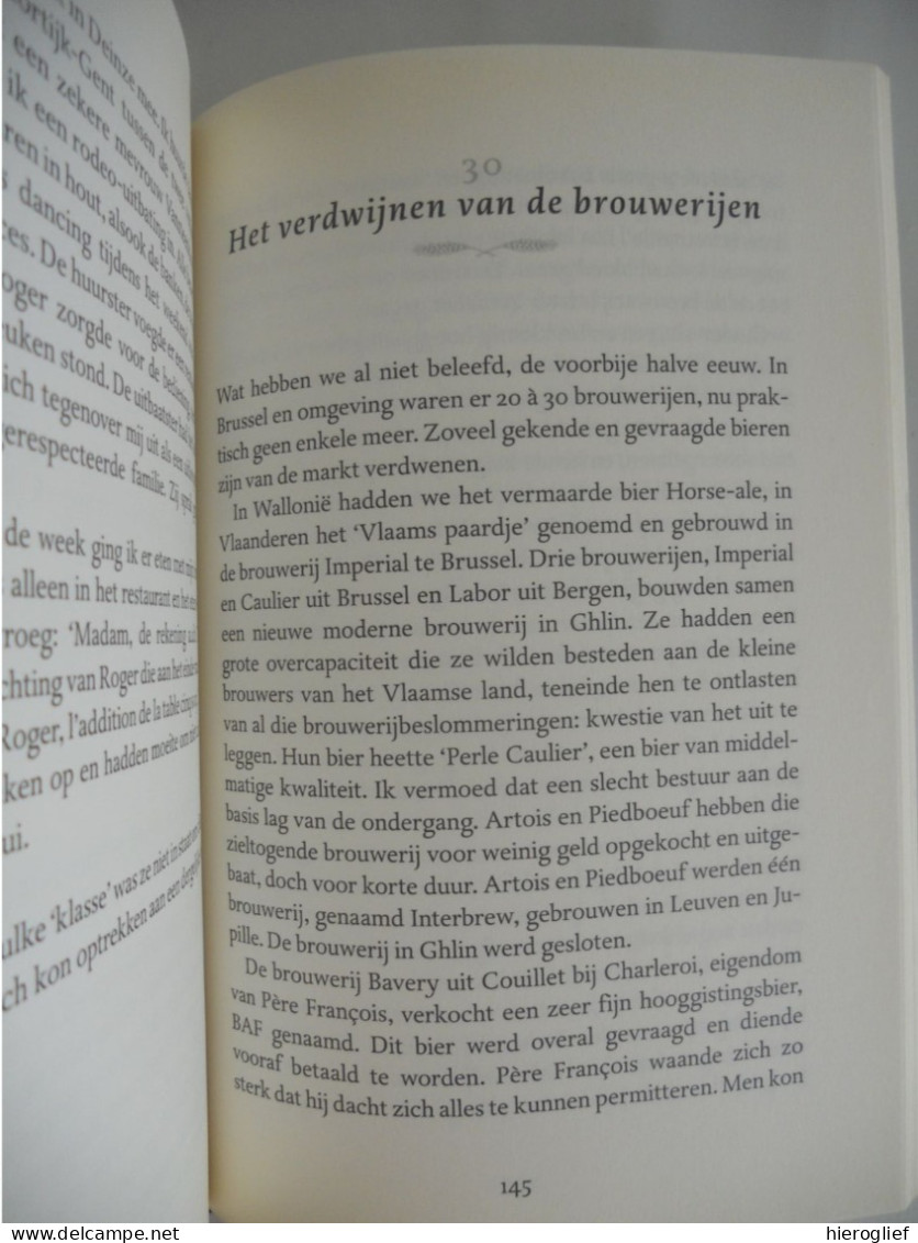 Luc Van Honsebrouck VIJFTIG JAAR BROUWER mijn verhaal Izegem GESIGNEERD brouwerij bier Kasteelbier Brigand 2003