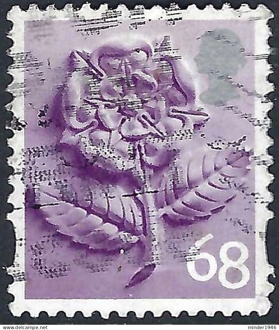 GREAT BRITAIN 2003 QEII 68p Deep Reddish Lilac & Silver SGEN16 FU - England