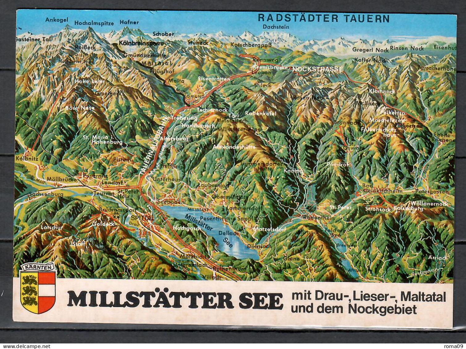 Millstatt, See Mit Drau-, Lieser-, Maltatal Und  Nockgebiet, Luftaufnahme, B-1007 - Millstatt