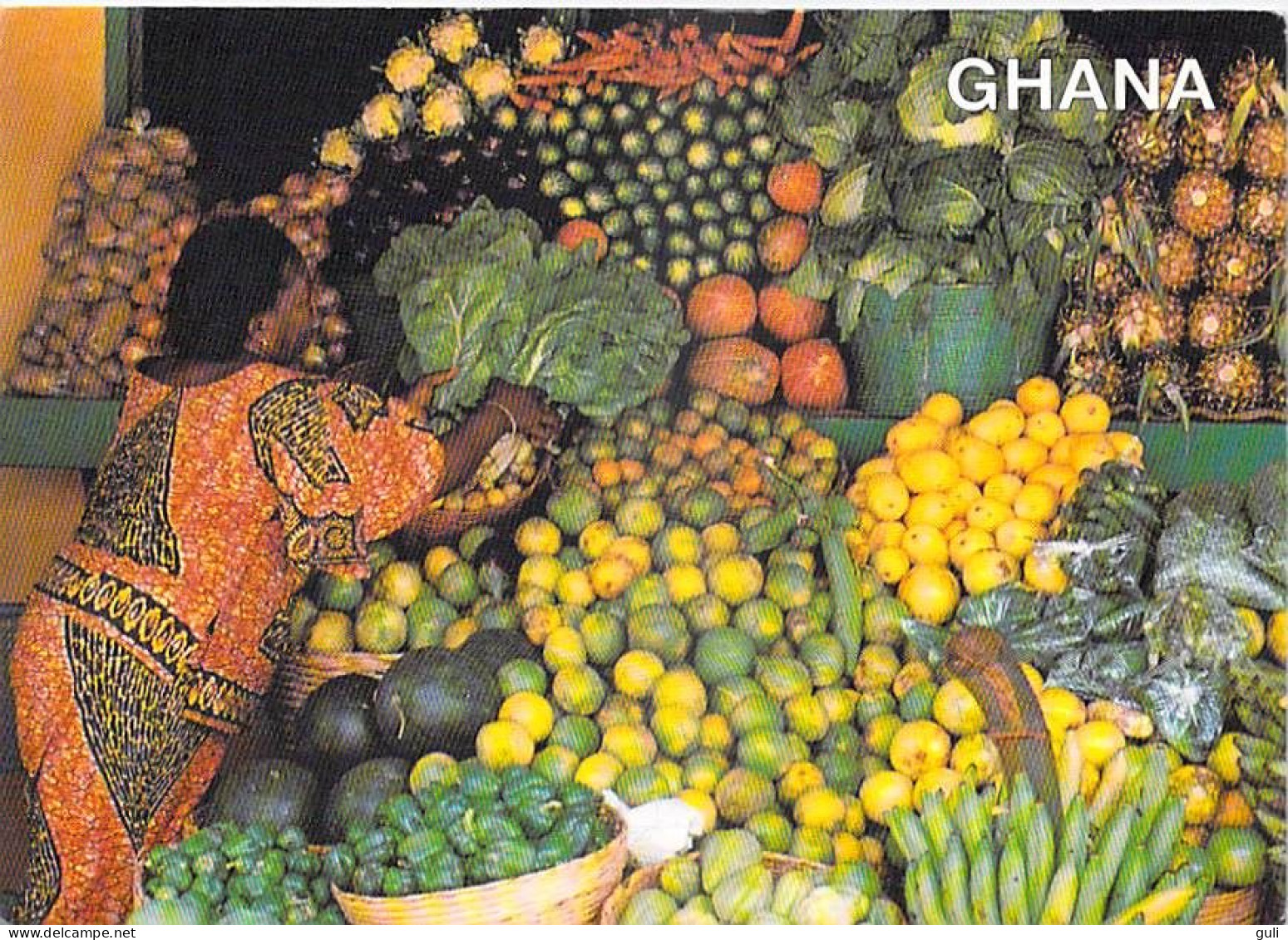 Afrique >  GHANA   (légumes Fruits)    *PRIX FIXE - Ghana - Gold Coast