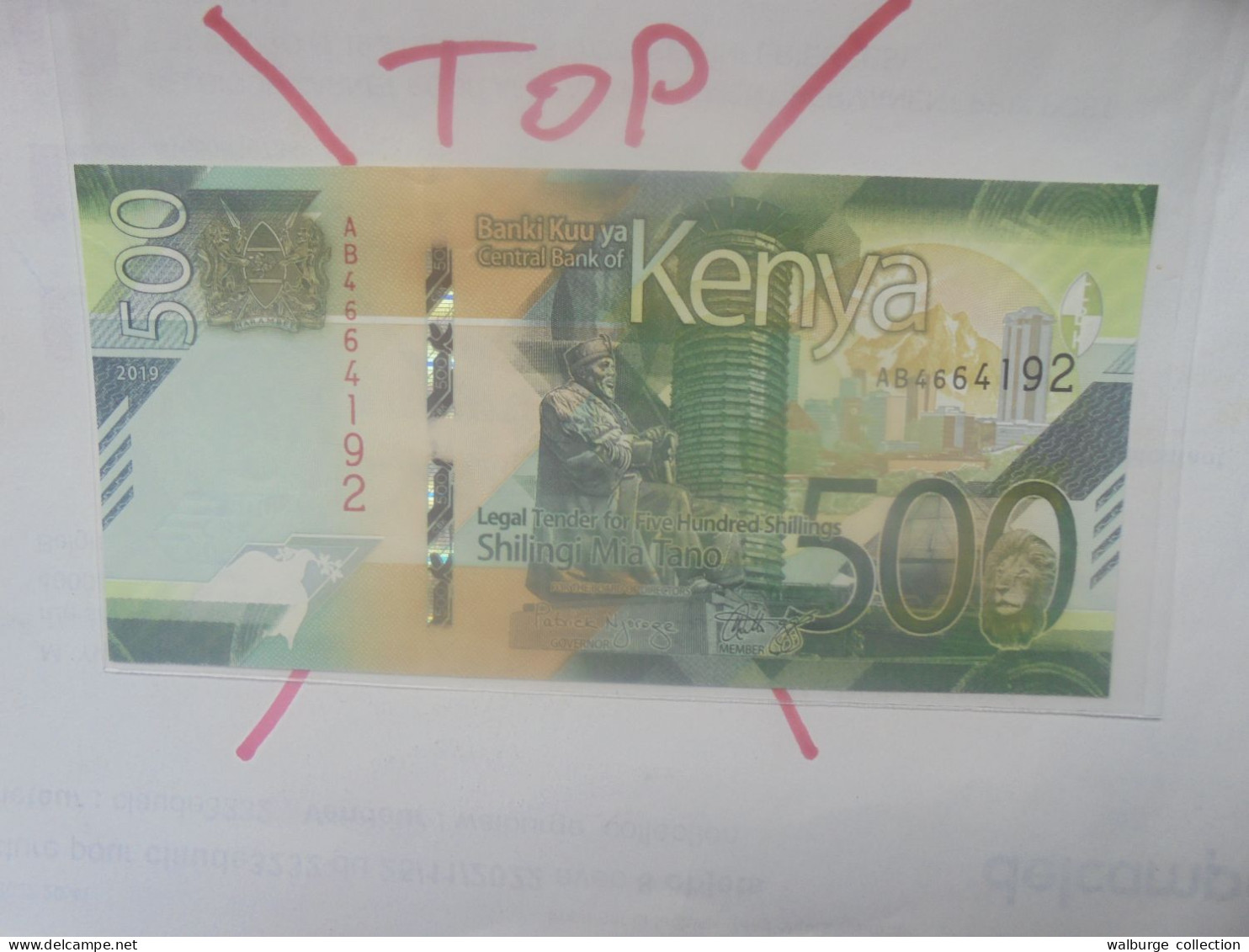 KENYA 500 SHILLINGS 2019 Neuf - Kenia