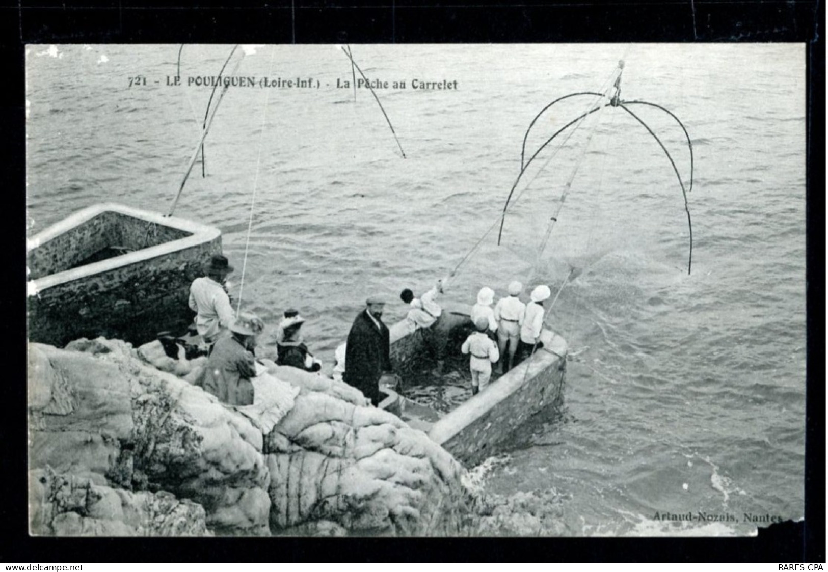 44 LE POULIGUEN - La Peche Au Carrelet / RARE - Le Pouliguen