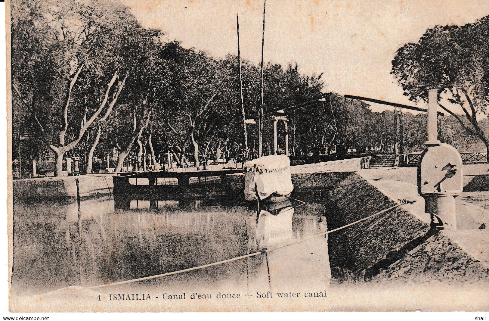 CPA ISMAILIA CANAL D' EAU DOUCE - Ismaïlia