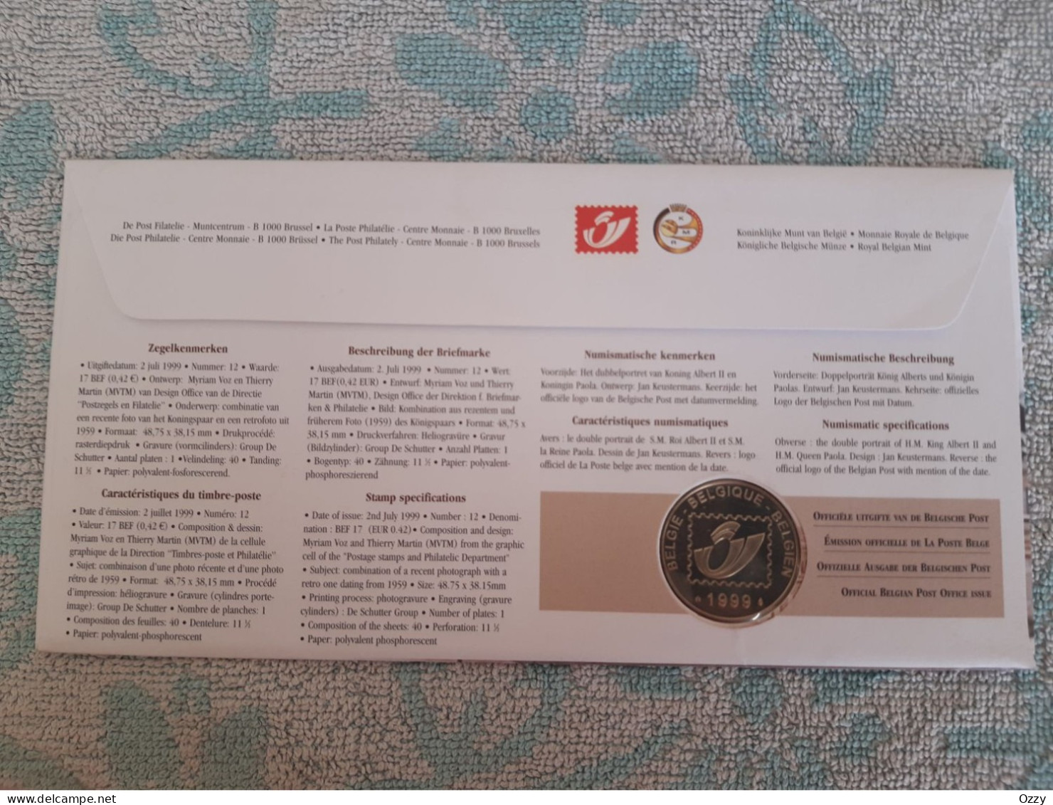 40 Ste Huwelijksverjaardag FDC - Numisletter