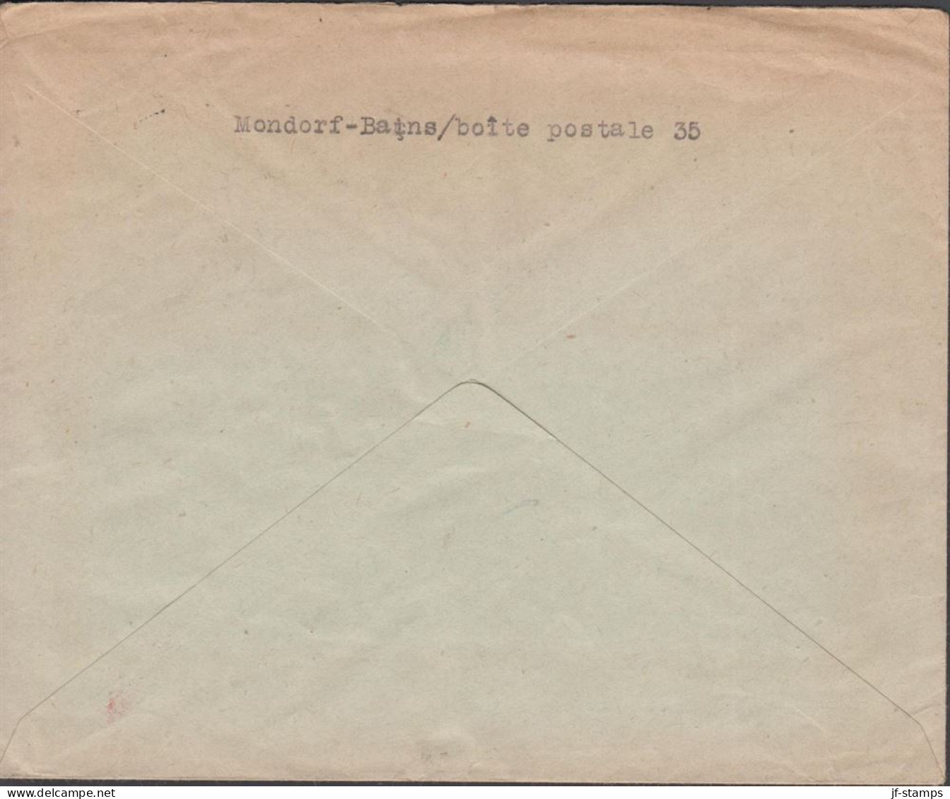 1946. LUXEMBOURG 50 C + Pair 2½ F Großherzogin Charlotte On Cover To USA Cancelled LMONDORF ... (Michel 364+) - JF445136 - Lettres & Documents