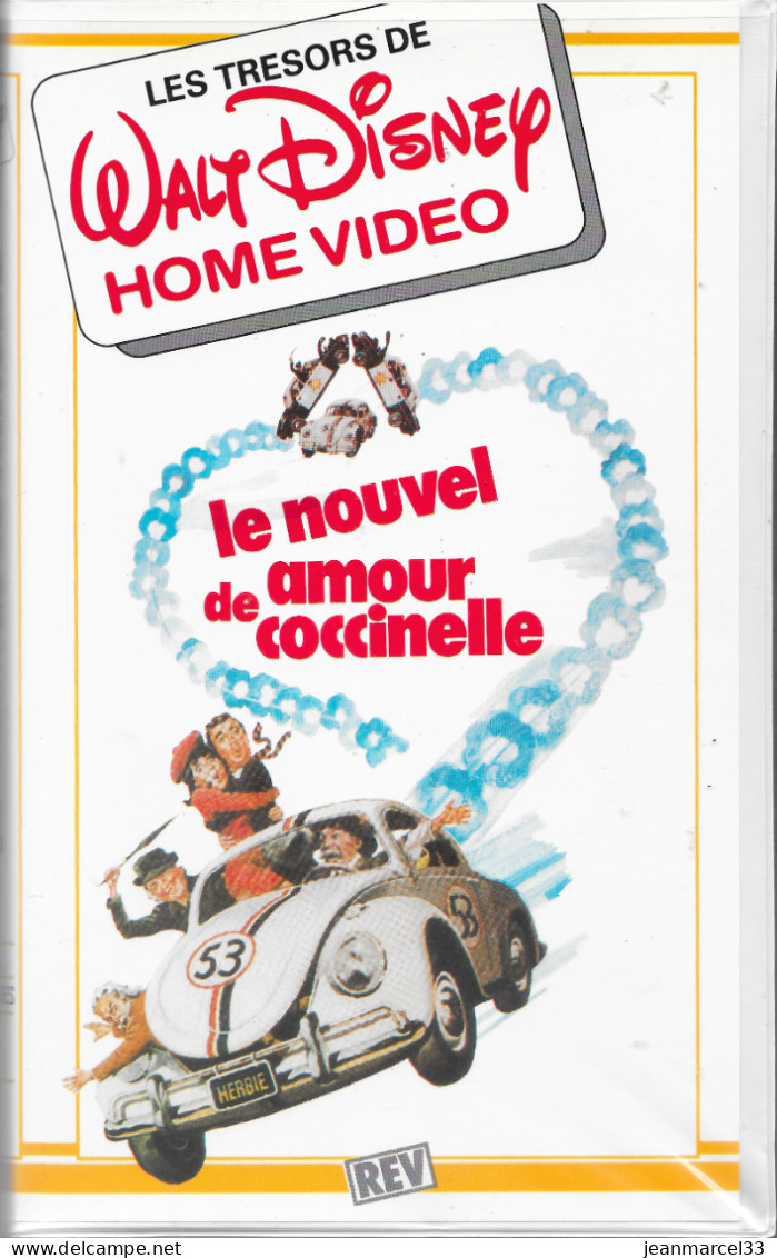 K7  VHS Le Nouvelle Amour De Coccinelle - Dessins Animés