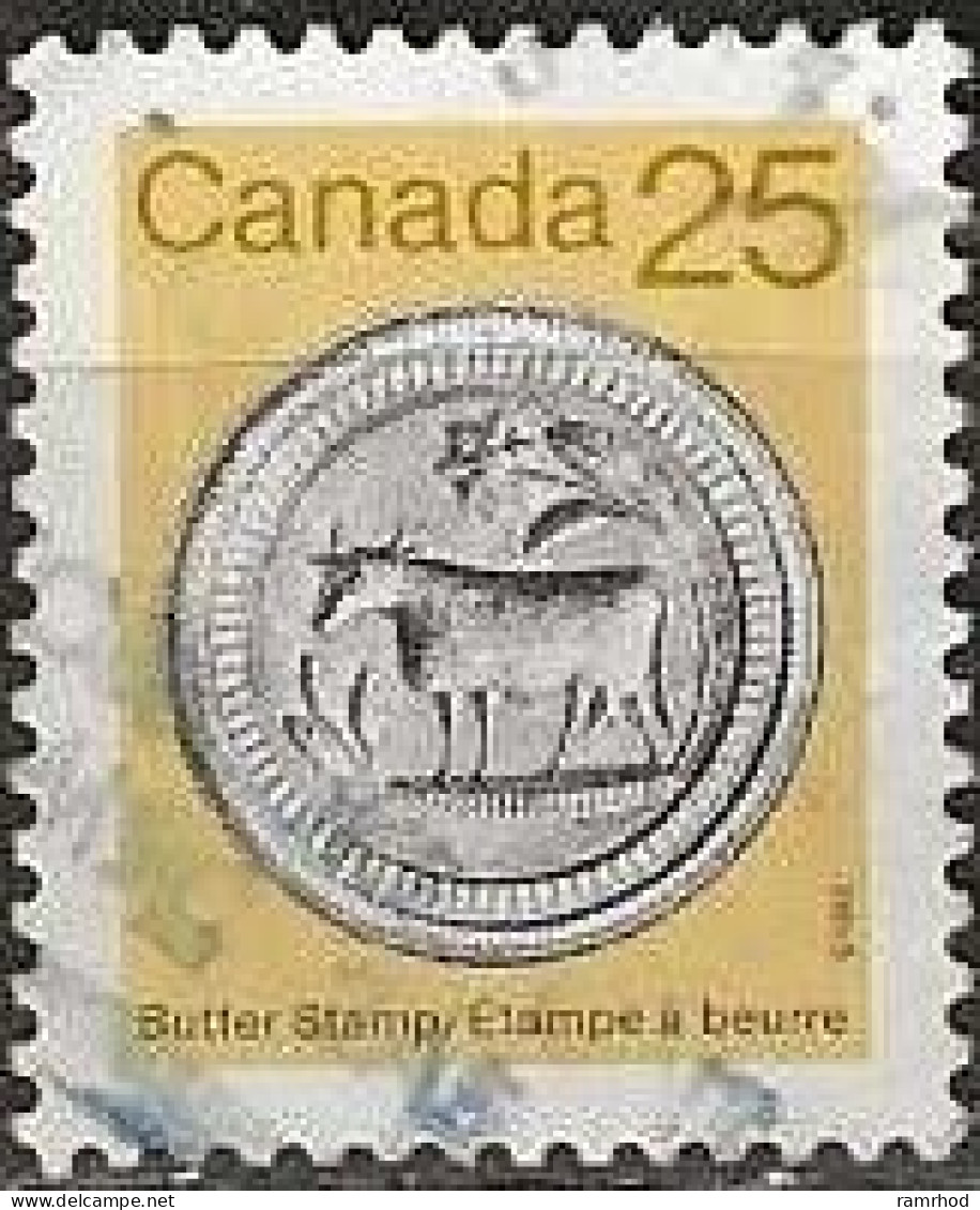 CANADA 1982 Heritage Artefacts - 25c. Butter Stamp FU - Oblitérés