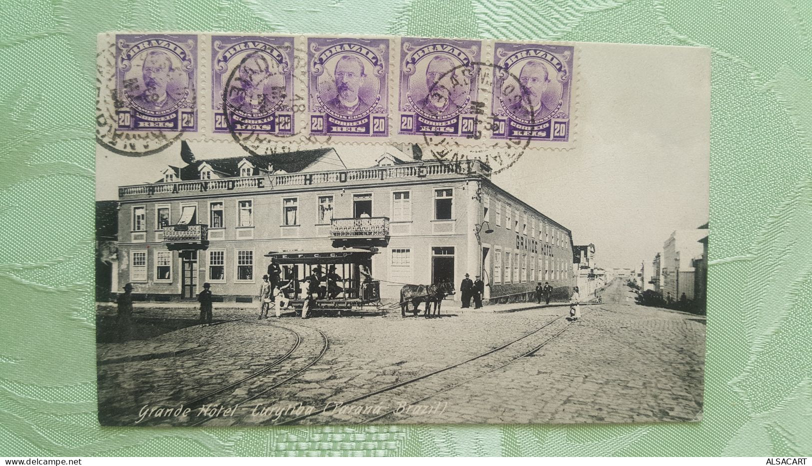Grand Hotel Curytiba , Brazil , 5 Timbres , Tramway à Cheval - Other & Unclassified