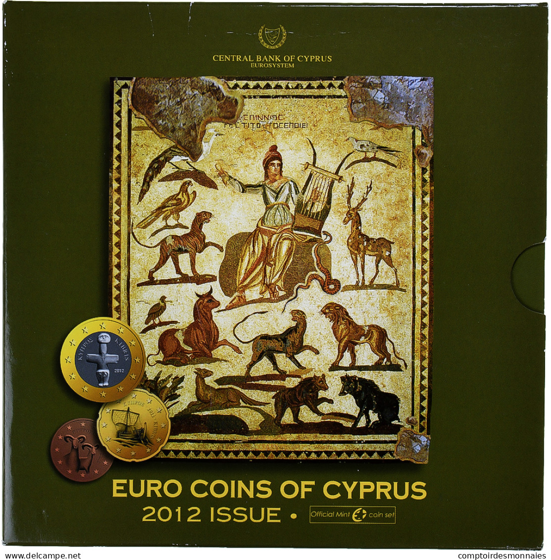 Chypre, Set 1 Ct. - 2 Euro, 2012, BU, FDC - Zypern