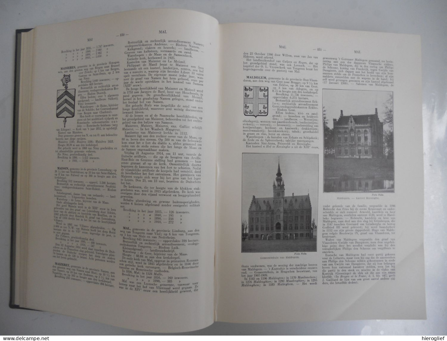 Geschiedkundig en aardrijkskundig woordenboek der Belgische gemeenten 1 & 2 - Eug. De Seyn ° Roeselare + Etterbeek