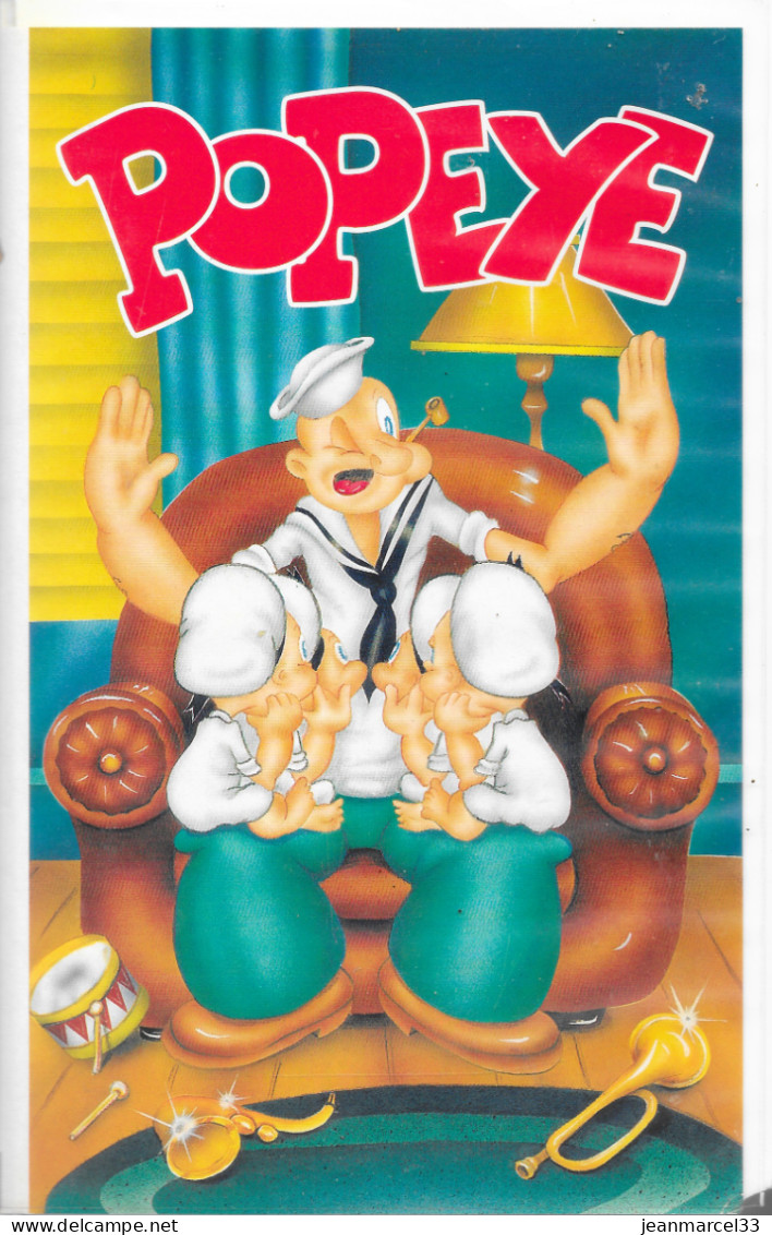 K7  VHS  Popeye - Dessins Animés