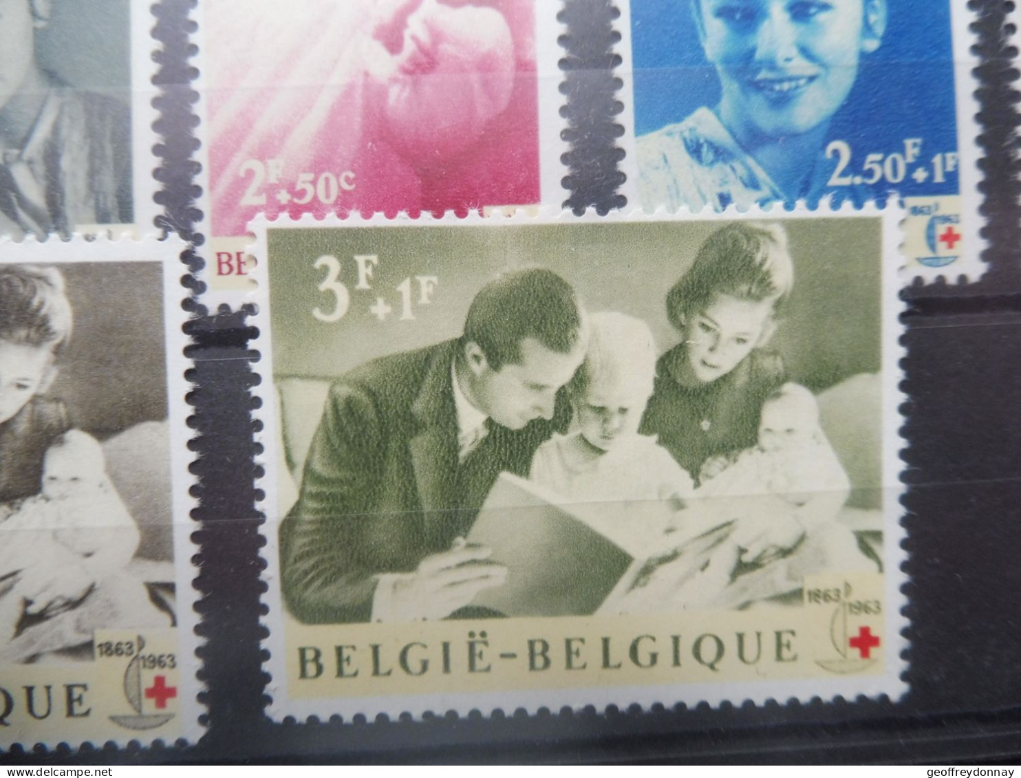 Belgique Belgie Variété / Varieteit 1267 V1 12628/1268 Mnh Neuf ** ( Année / Jaar 1963 ) Serie Complete - Autres & Non Classés