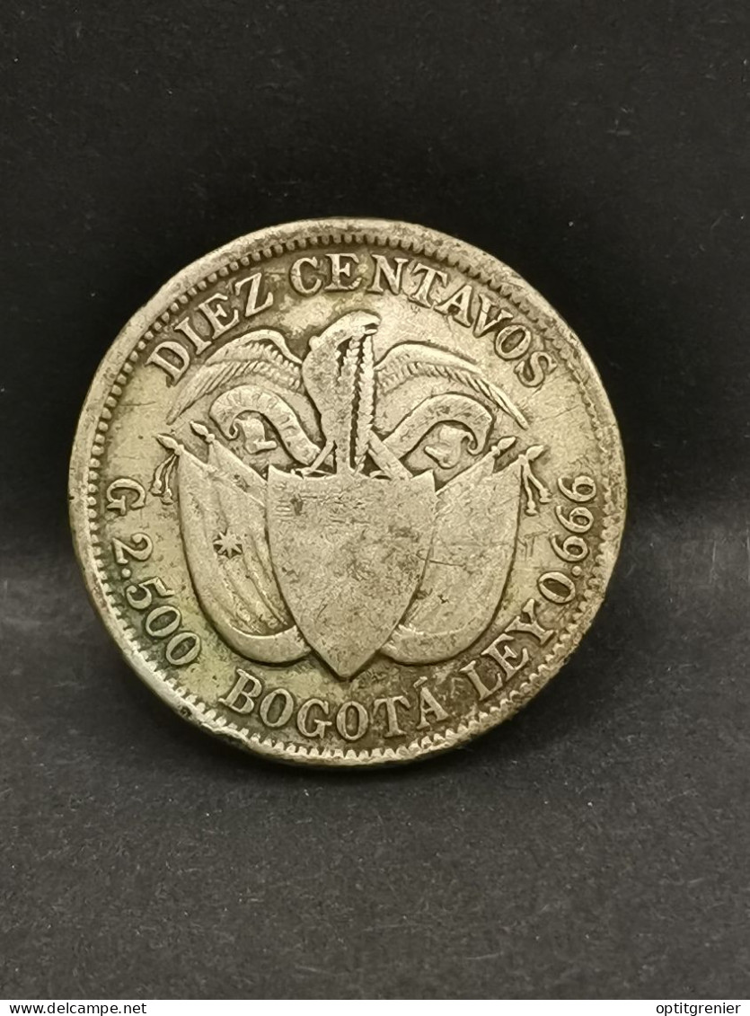 10 CENTAVOS ARGENT 1897 COLOMBIE / COLOMBIA SILVER - Colombia