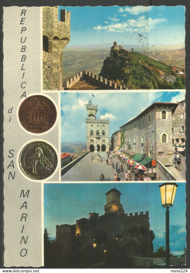 Carte P De 1969 ( San Marino & 4 Timbres ) - Briefe U. Dokumente