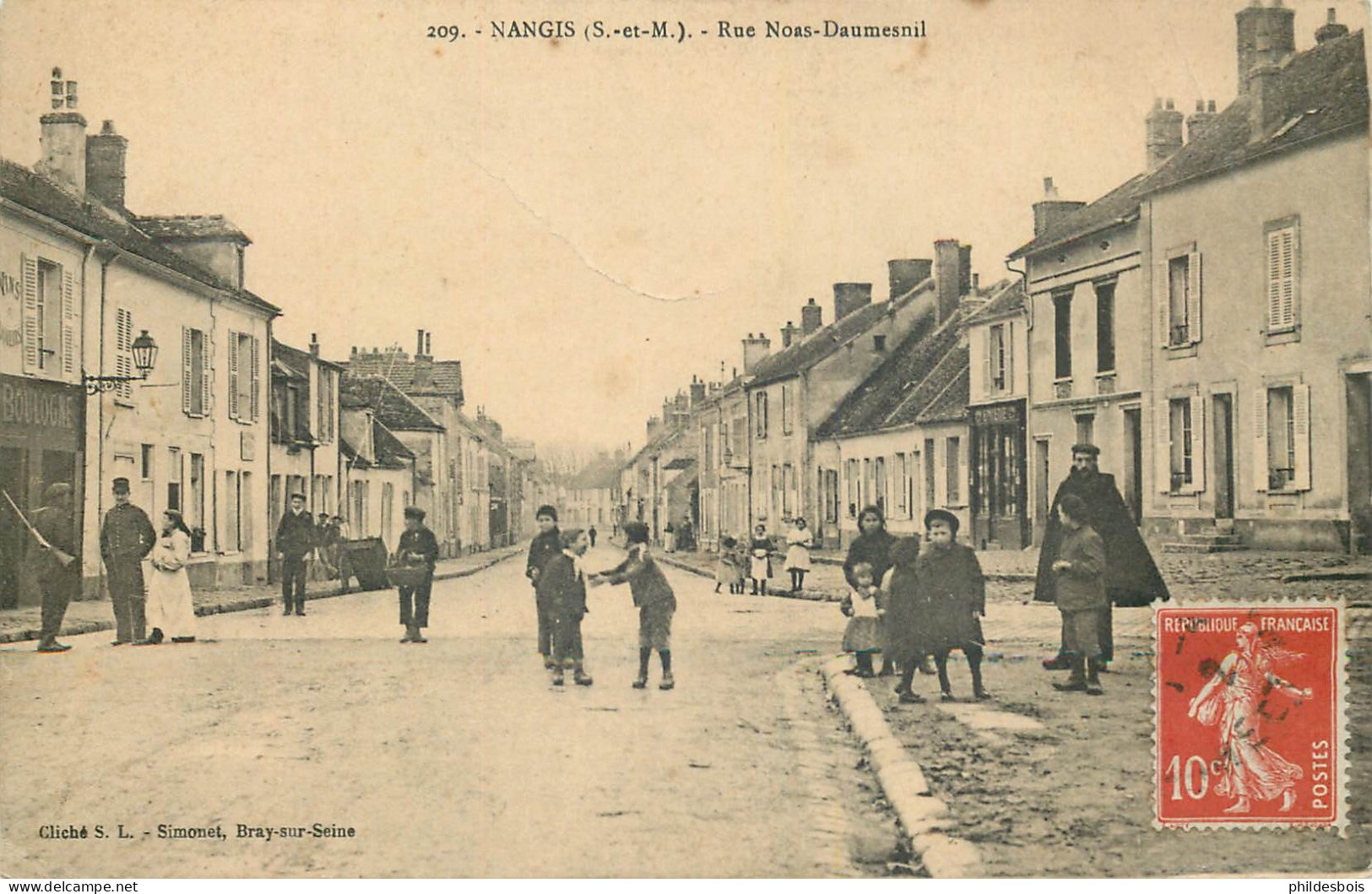 SEINE ET MARNE  NANGIS  Rue Noas Daumesnil - Nangis