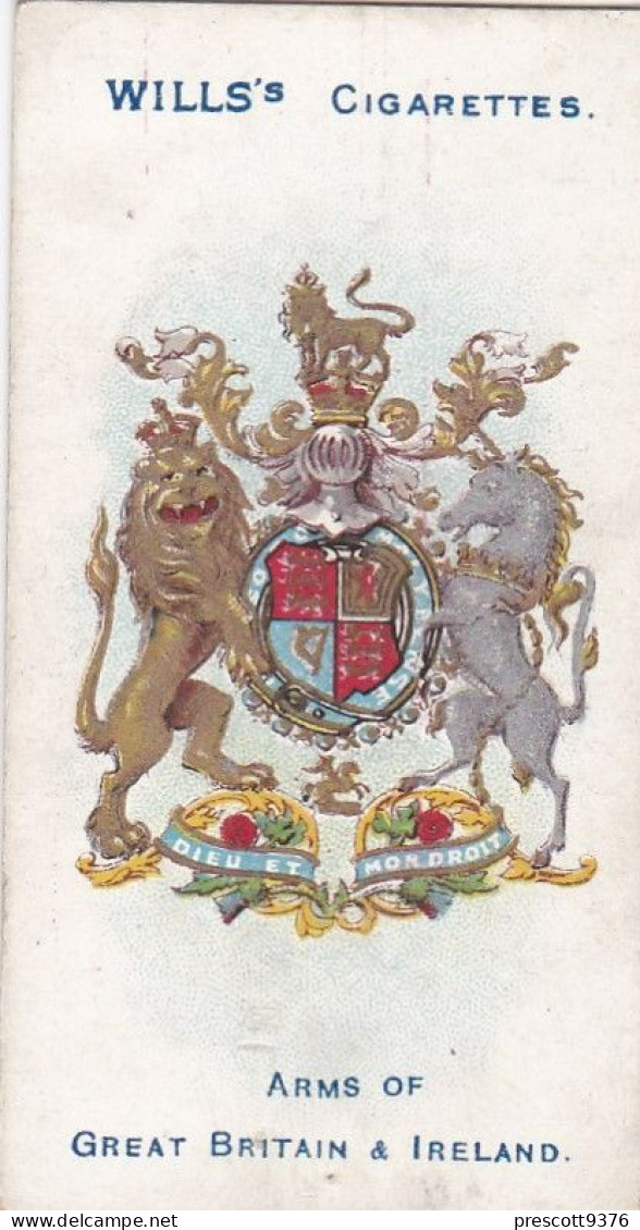 Borough Arms 1906 - Wills Cigarette Card - Antique - 75 Arms Of Great Britain - Wills