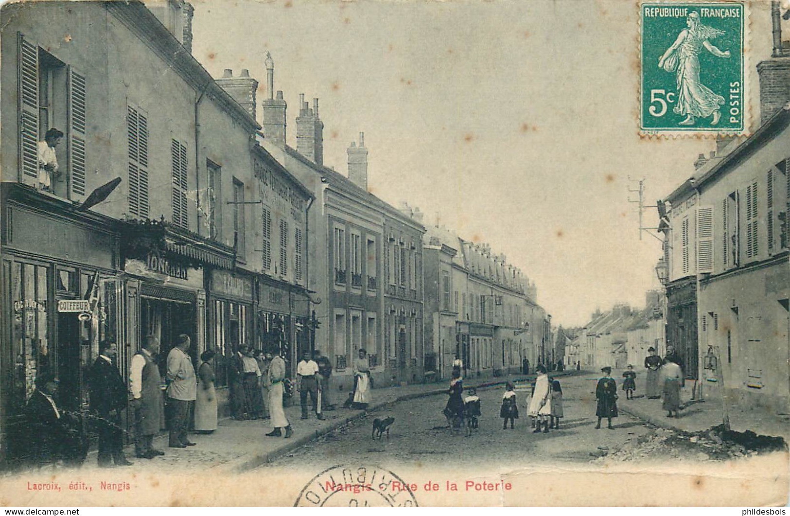 SEINE ET MARNE  NANGIS  Rue De La Poterie (déchinf Centr) - Nangis