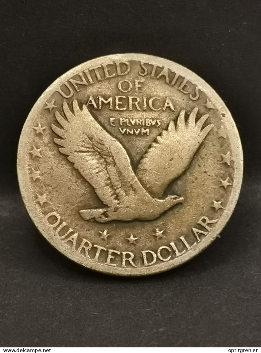 QUARTER DOLLAR ARGENT 1929 PHILADELPHIE TYPE 2 STANDING LIBERTY USA / SILVER - 1916-1930: Standing Liberty (Libertà In Piedi)