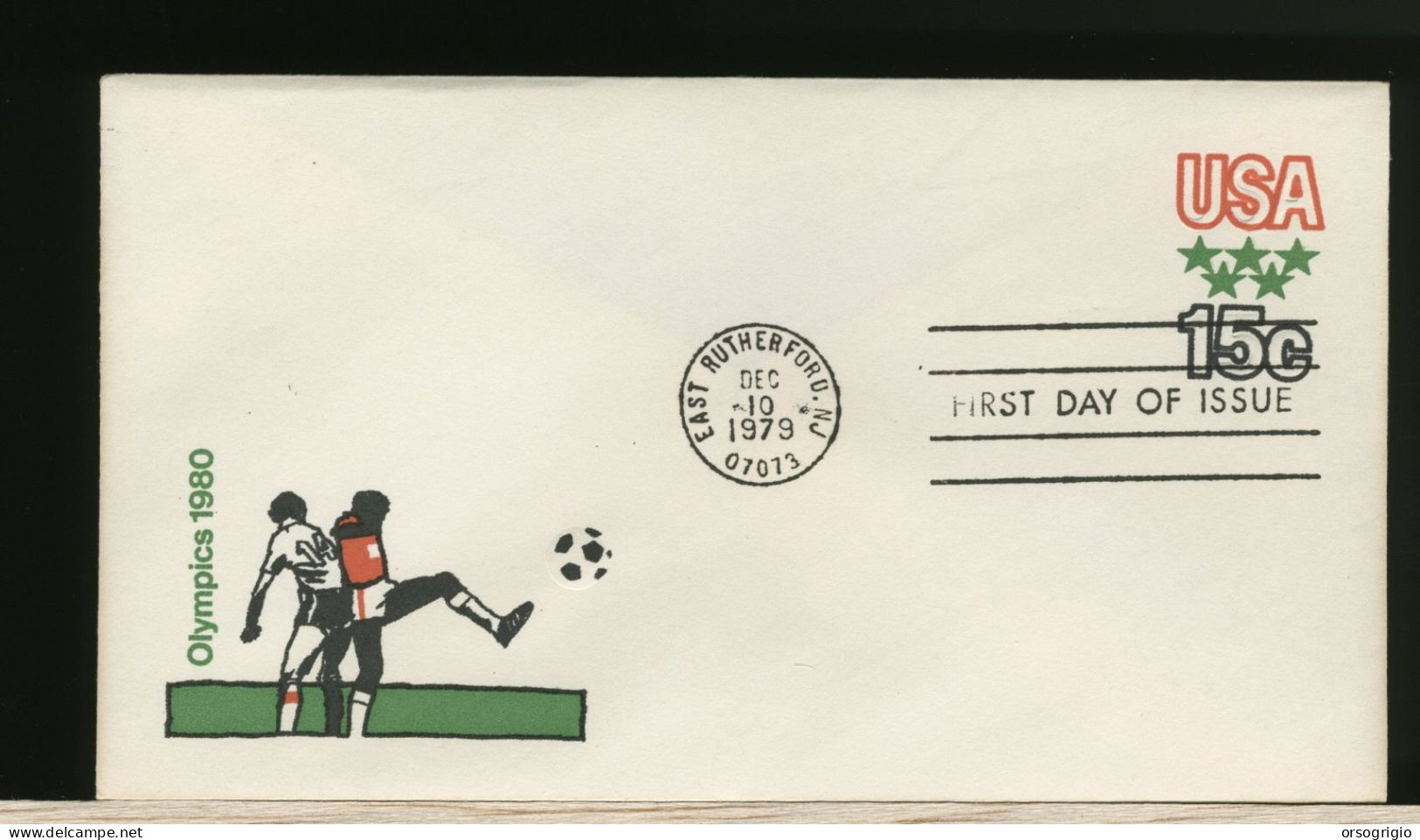 USA - Intero Postale - OLYMPICS 1980 - CALCIO FOOTBALL - 1961-80