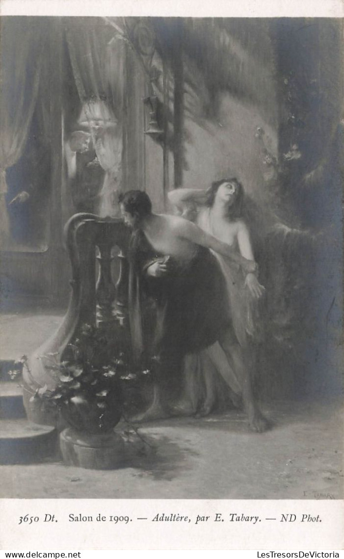 MUSEE - Salon De 1909 - Adultère Par E Tahary - ND Phot - Carte Postale Ancienne - Musées
