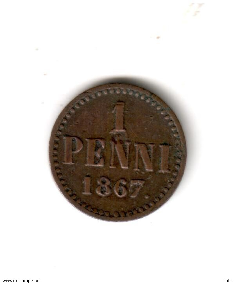 Finland  1 Penni  1867 - Finlande