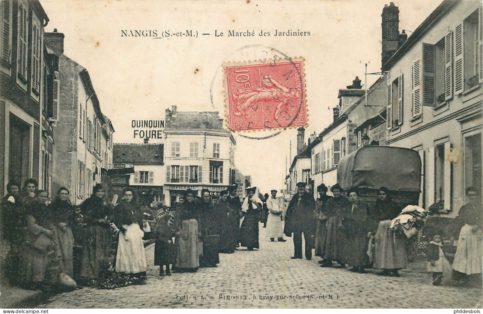 SEINE ET MARNE  NANGIS   Le Marché Des Jardiniers - Nangis