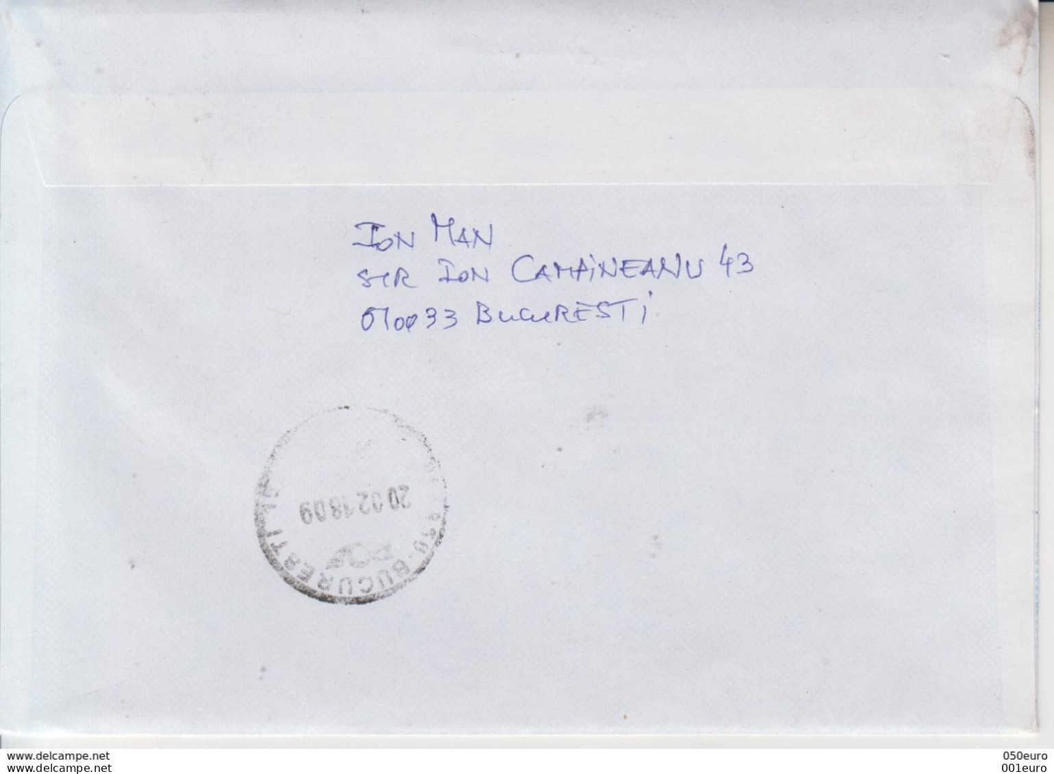 ROMANIA : LIGHTHOUSE Cover Circulated In Romania #722659810 - Registered Shipping! - Lettres & Documents