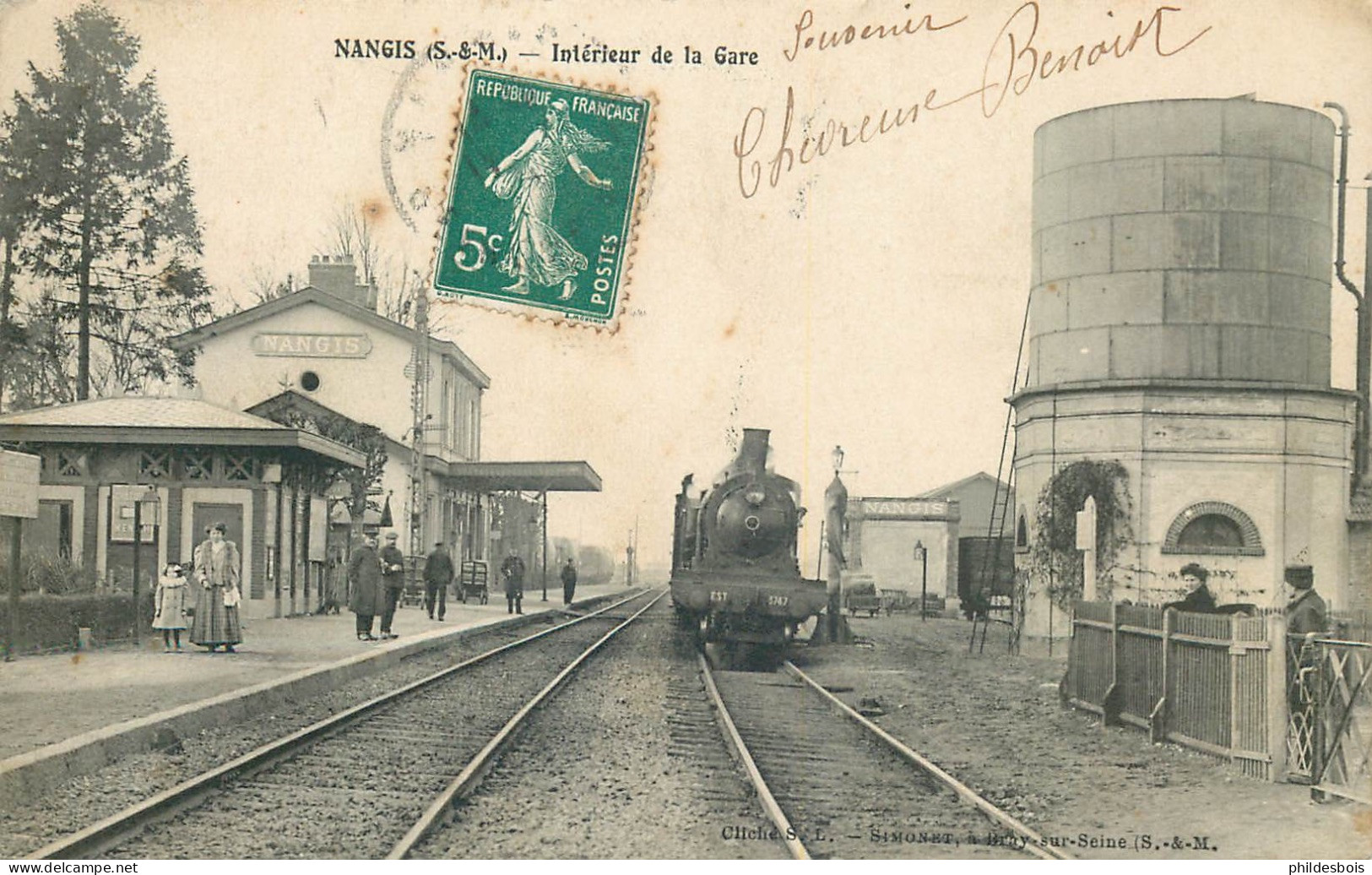 SEINE ET MARNE  NANGIS   Interieur De La Gare - Nangis