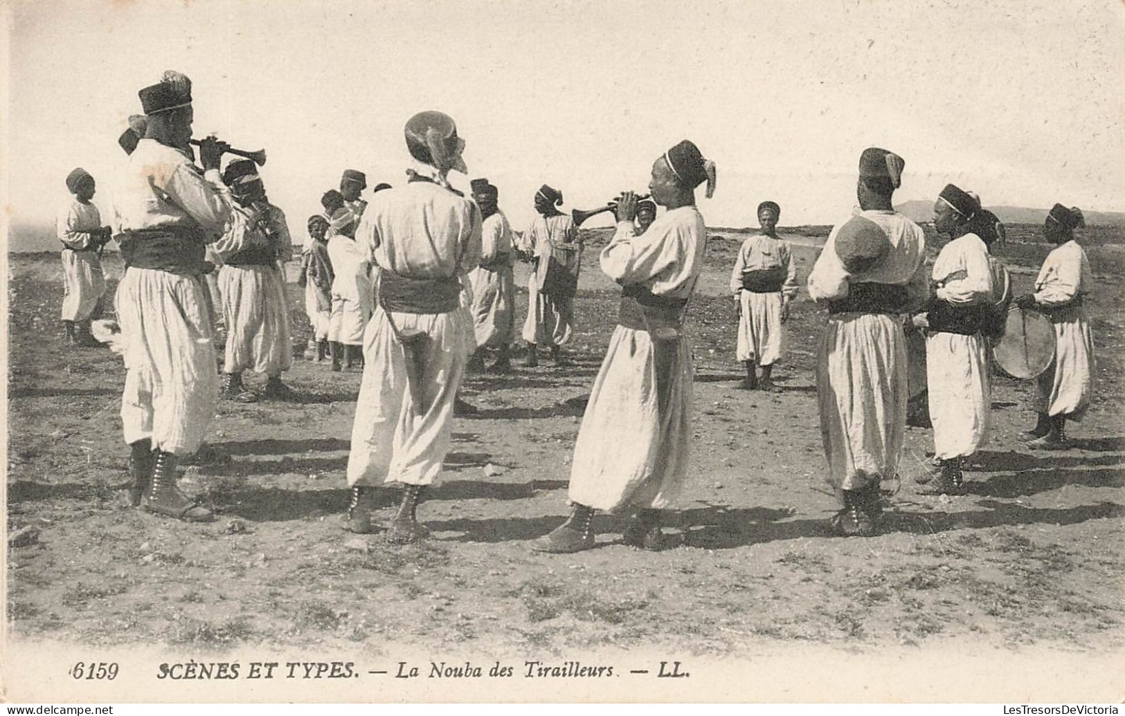 ALGERIE - Scènes Et Types - La Nouba Des Tirailleurs - LL - Carte Postale Ancienne - Scenes