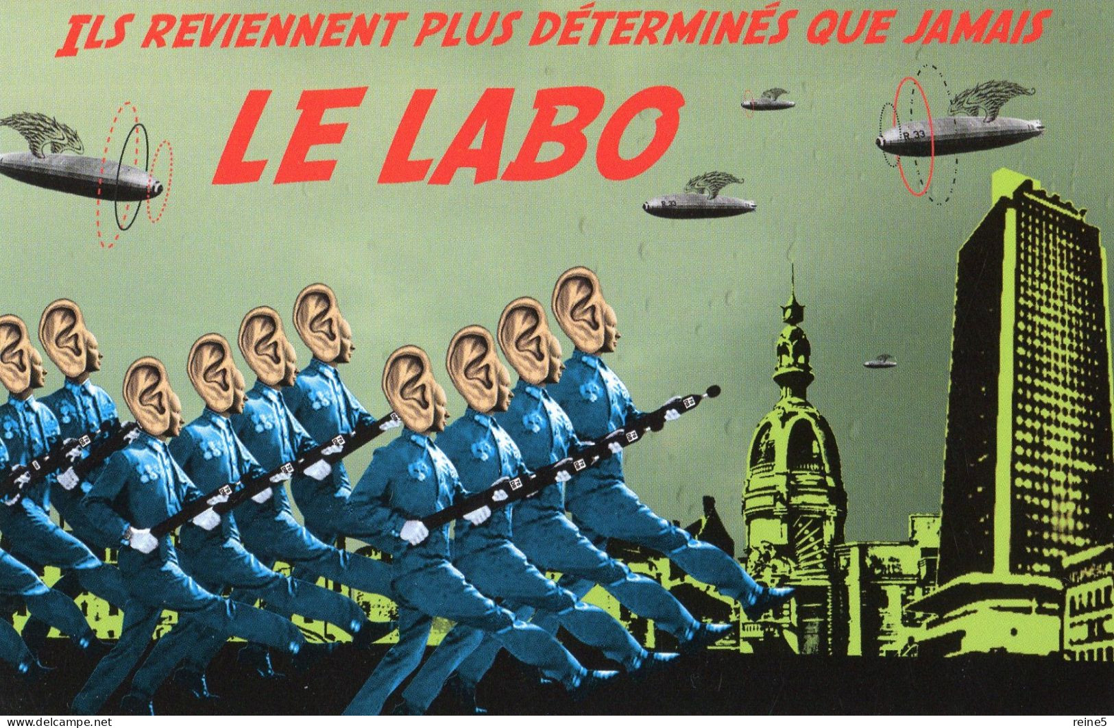 LE LABO ILS REVIENNENT PLUS DETERMINES QUE JAMAIS R. LEON BLUM à NANTES CP PUBLICITE TRES BON ETAT REF-1-TTES CP-1-2B - Espace