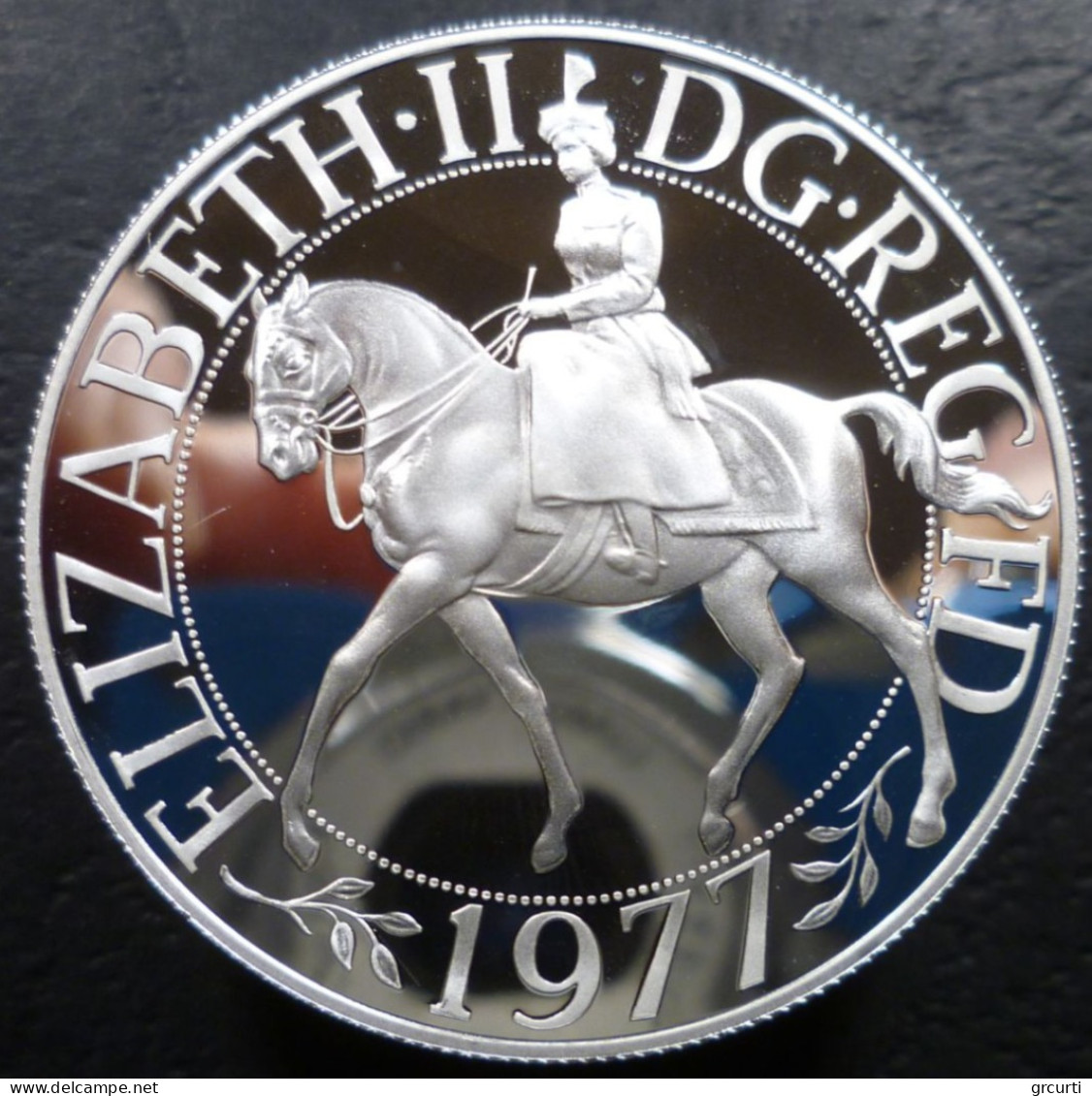 Gran Bretagna - 25 New Pence 1977 - Giubileo D'argento Del Regno - KM# 920a - 25 New Pence