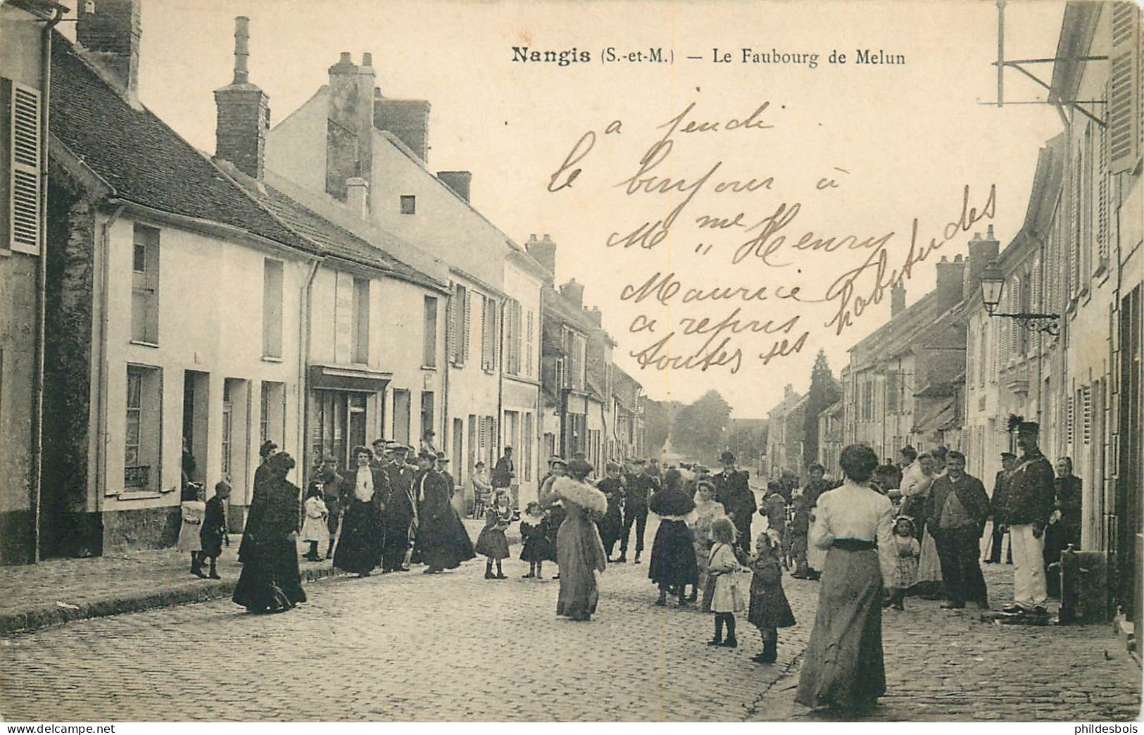 SEINE ET MARNE  NANGIS Le Faubourg De Melun - Nangis