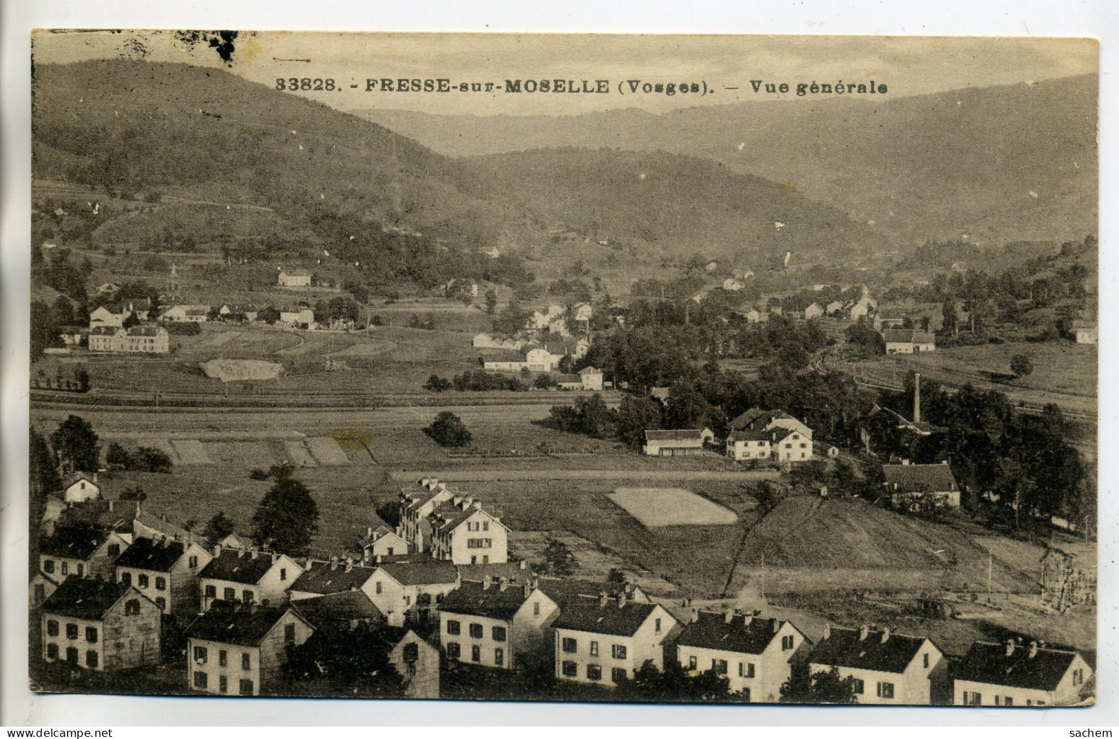 88 FRESSE Sur MOSELLE 33828  édit CLB  -Maisons Alignées Semblables  écrite Timb 1920-  /D14-2018 - Fresse Sur Moselle