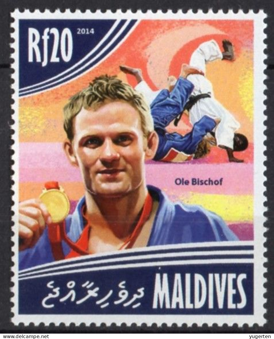 MALDIVES - 1v - MNH - Judo - Ole Bischof - Germany - Martial Arts - Arts Martiaux - Sport - Great Fighters - Judo