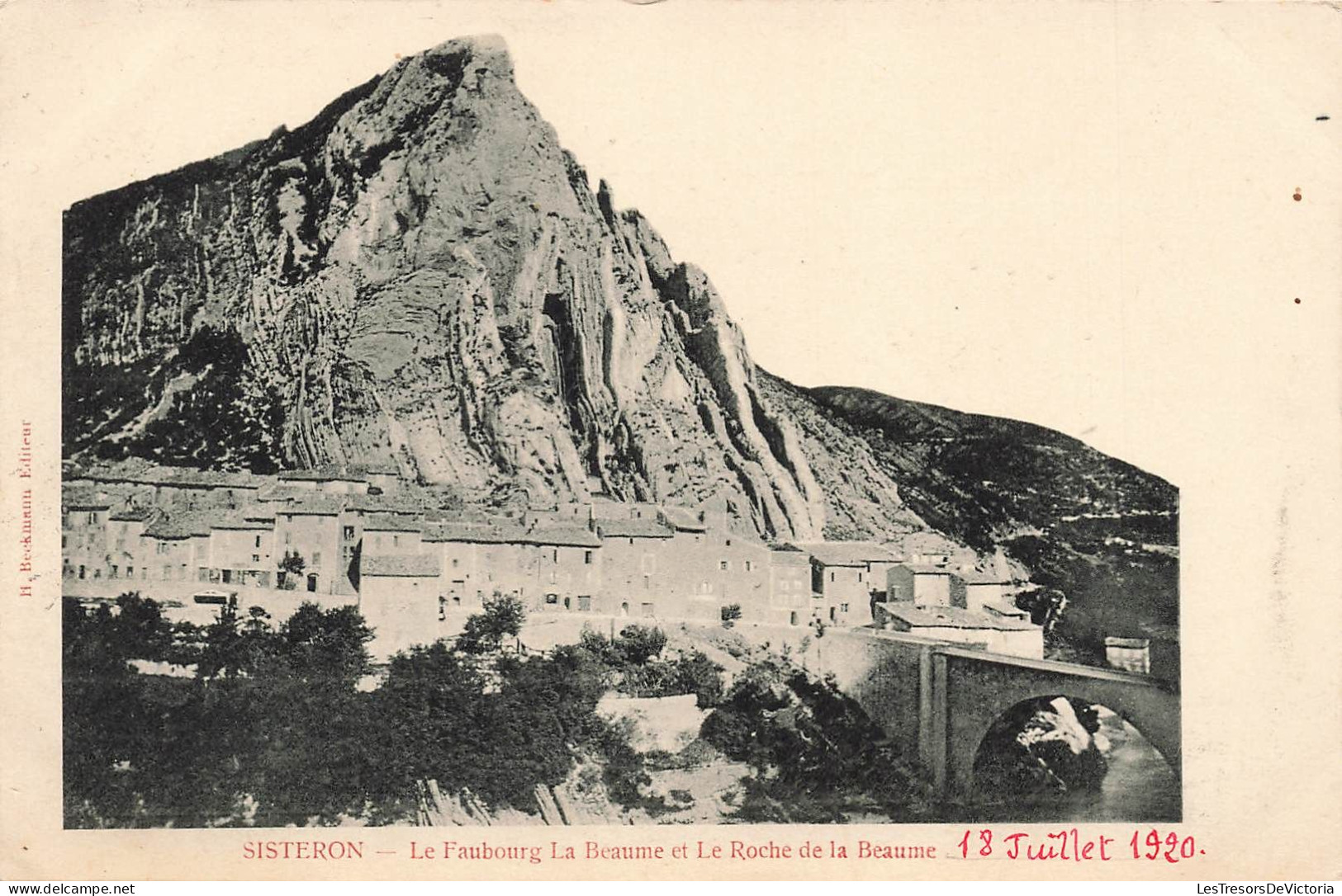 FRANCE - Sisteron - Le Faubourg, La Beaume Et Le Roche De La Beaume - Carte Postale Ancienne - Sisteron