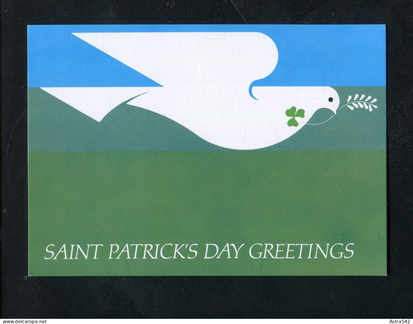"IRLAND" 1984, Postkarte Mi. P 12/01 "Saint Patricks Day" ** (1898) - Ganzsachen