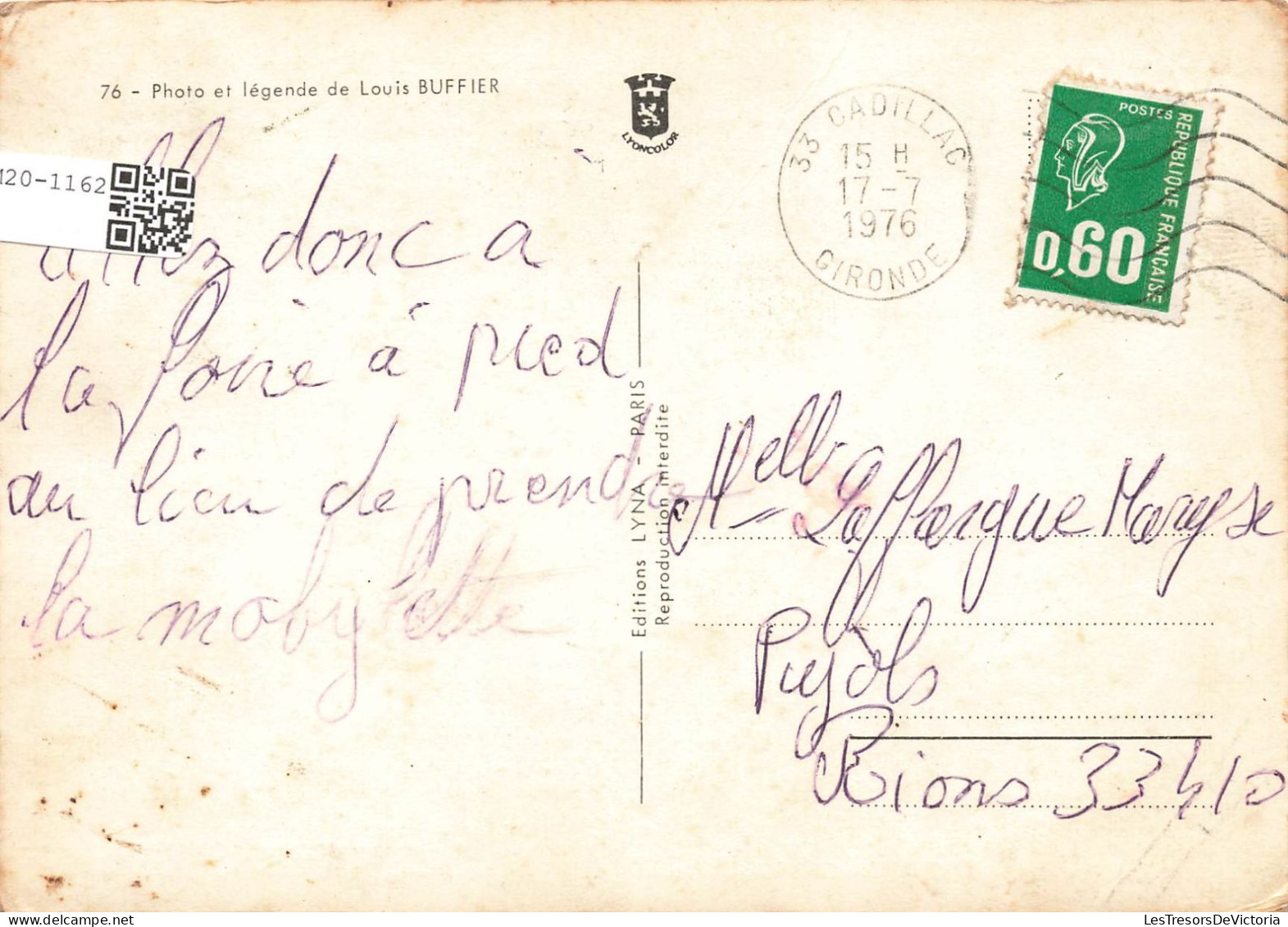 CÉLÉBRITÉS - Louis Buffier - La Revue De Bétail - Alignement - Colorisé - Carte Postale Ancienne - Other & Unclassified