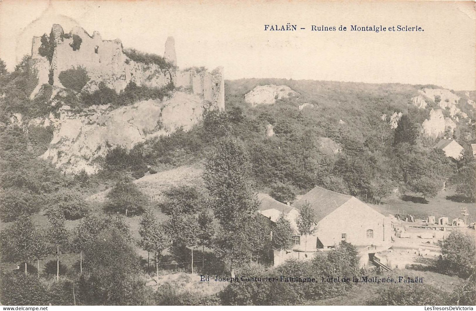 BELGIQUE - Namur - Falaën - Ruines De Montaigle Et Scierie - Carte Postale Ancienne - Namur