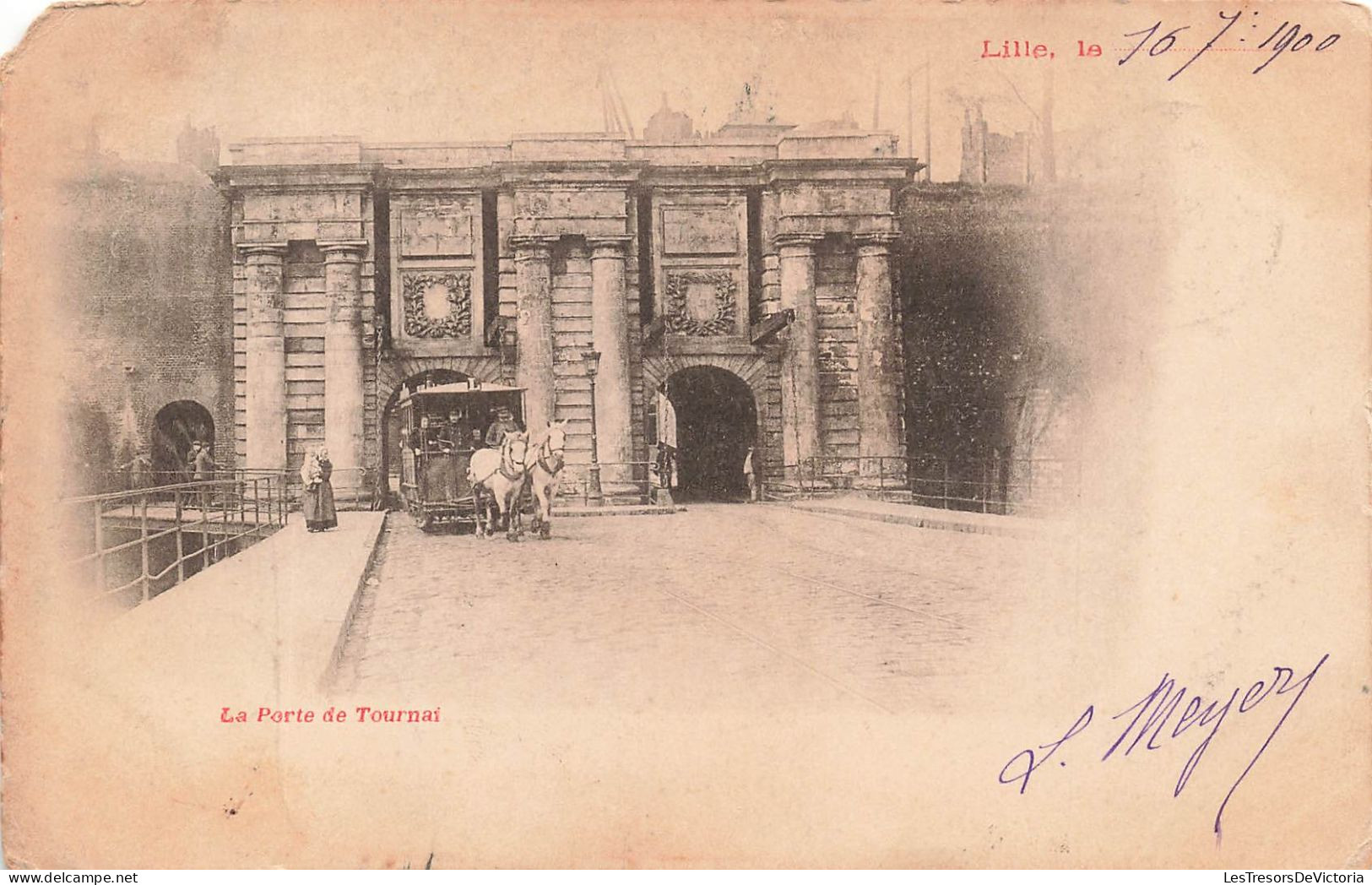 FRANCE - Lille - La Porte De Tournai - Carte Postale Ancienne - Lille