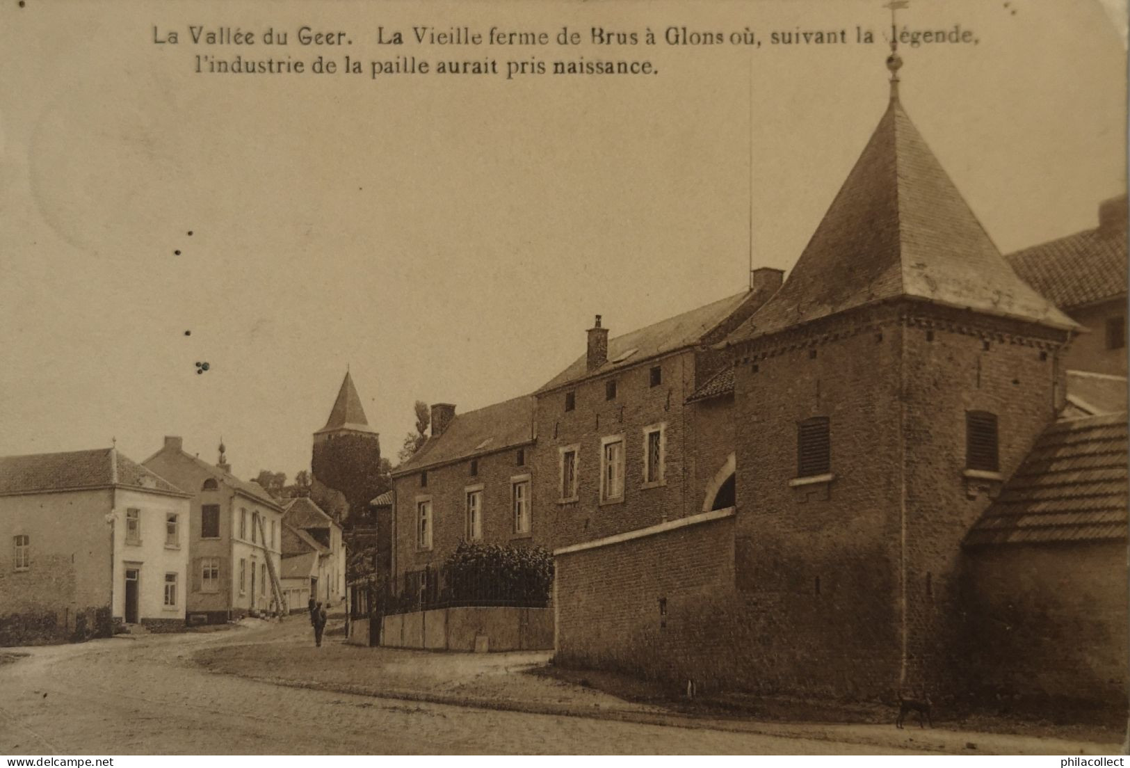 Glons - Bassenge (la Vallee Du Geer) Vieille Ferme De Brus 1919 Rare - Bassenge