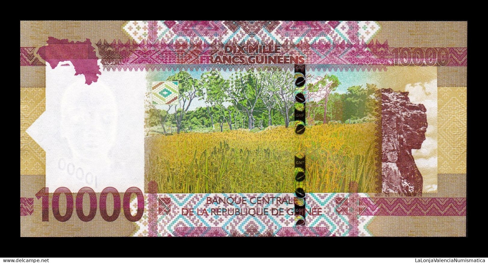 Guinea 10000 Francs 2018 Pick 49Aa Sc Unc - Guinee