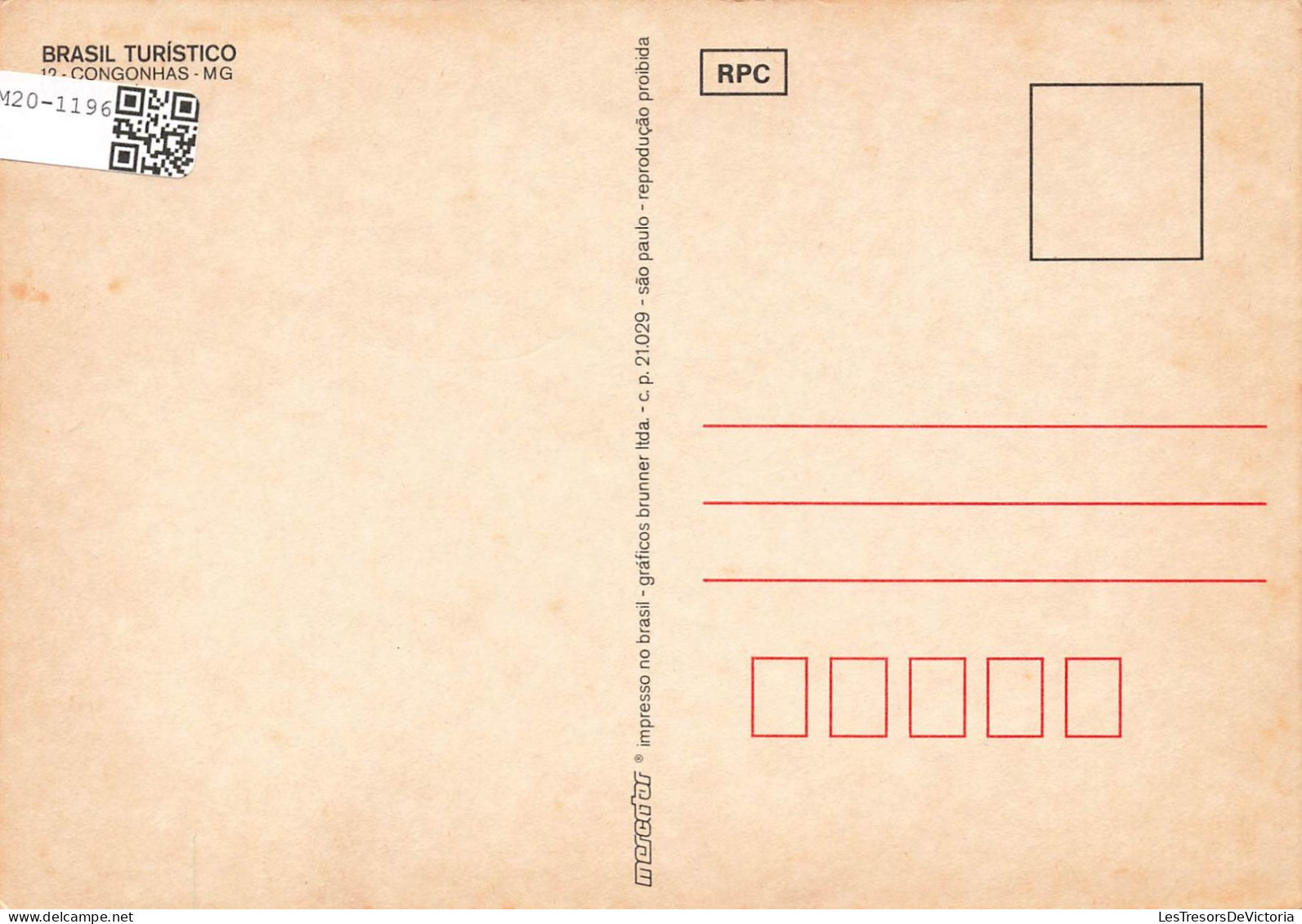 BRÉSIL - Congonhas - Vue Général - Colorisé - Carte Postale - Autres