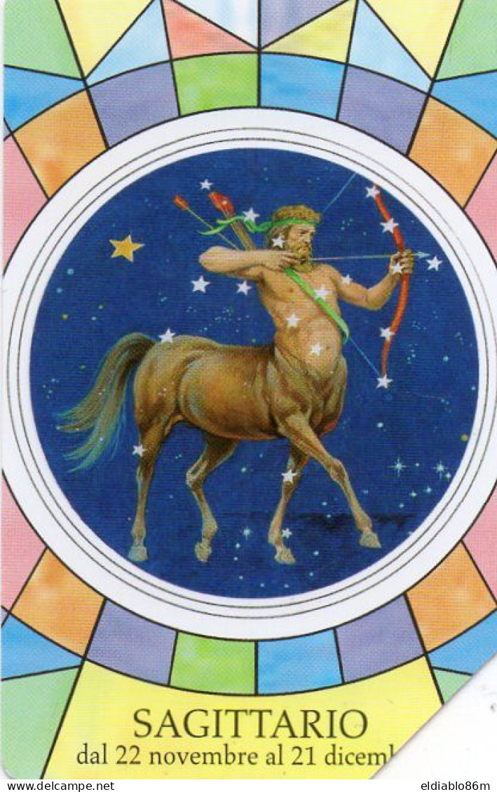 ITALY - URMET - MAGNETIC - ZODIAC - SAGITTARIUS -  521 Ex2019 - Publiques Thématiques