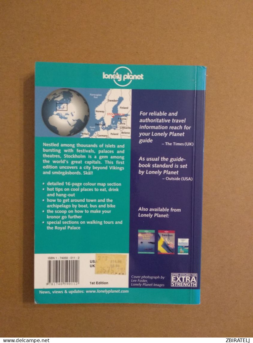 BOOK: STOCKHOLM (Lonely Planet) 1st Edition; September 2001 - Europa