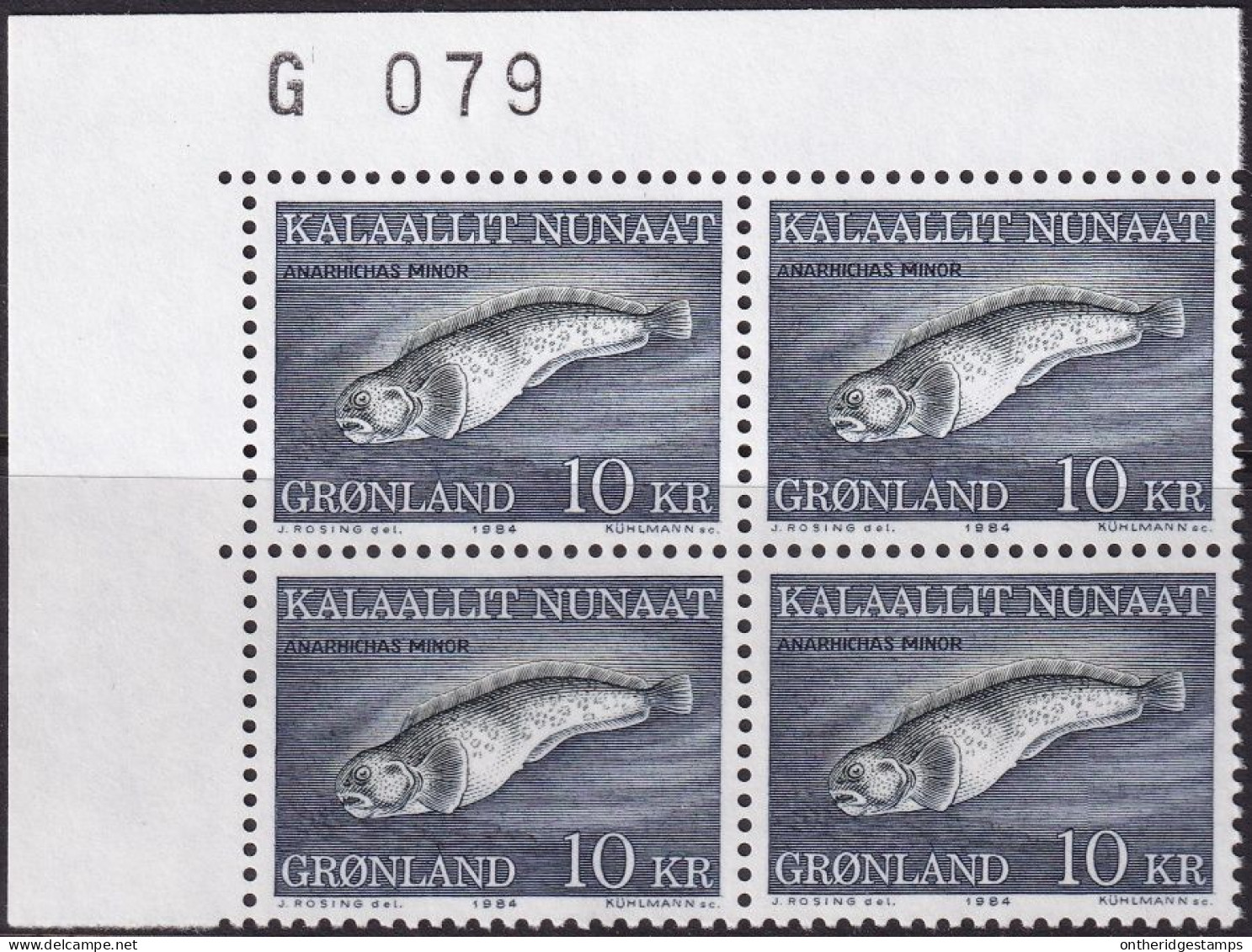 Greenland 1981 Sc 137  Upper Left Block MNH** - Ongebruikt