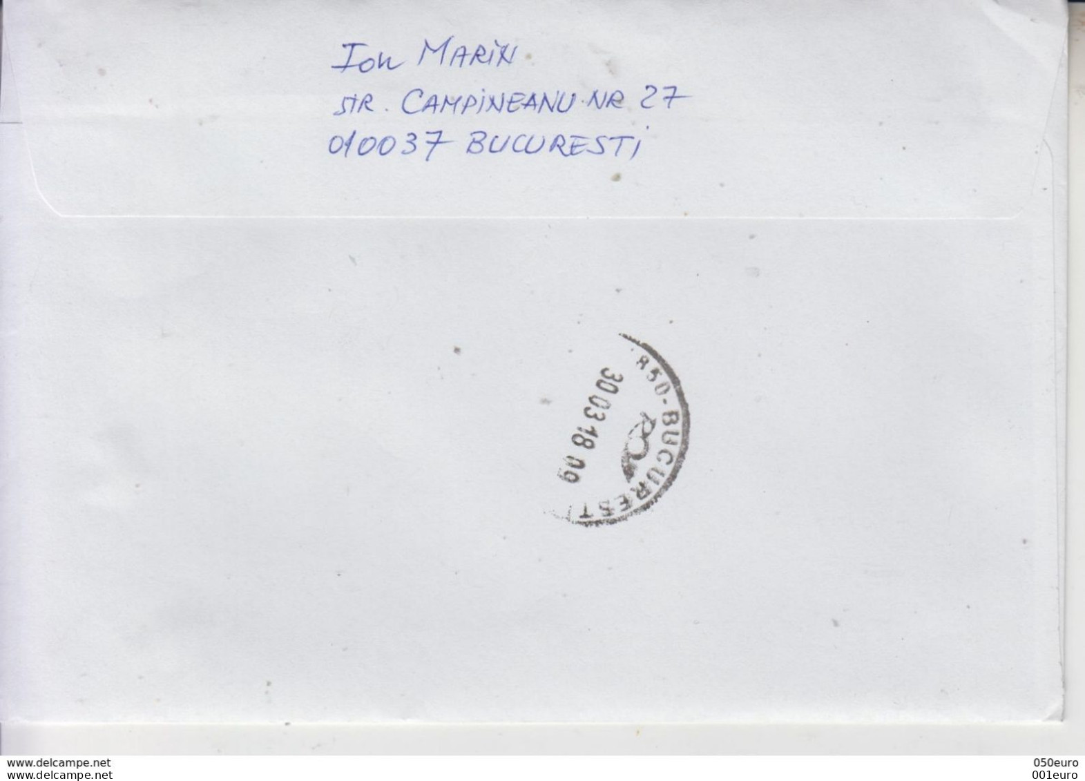 ROMANIA : PAINTING - RROMA WOMAN PORTRAIT Stamp On Cover Circulated In ROMANIA #552778982 - Registered Shipping! - Brieven En Documenten