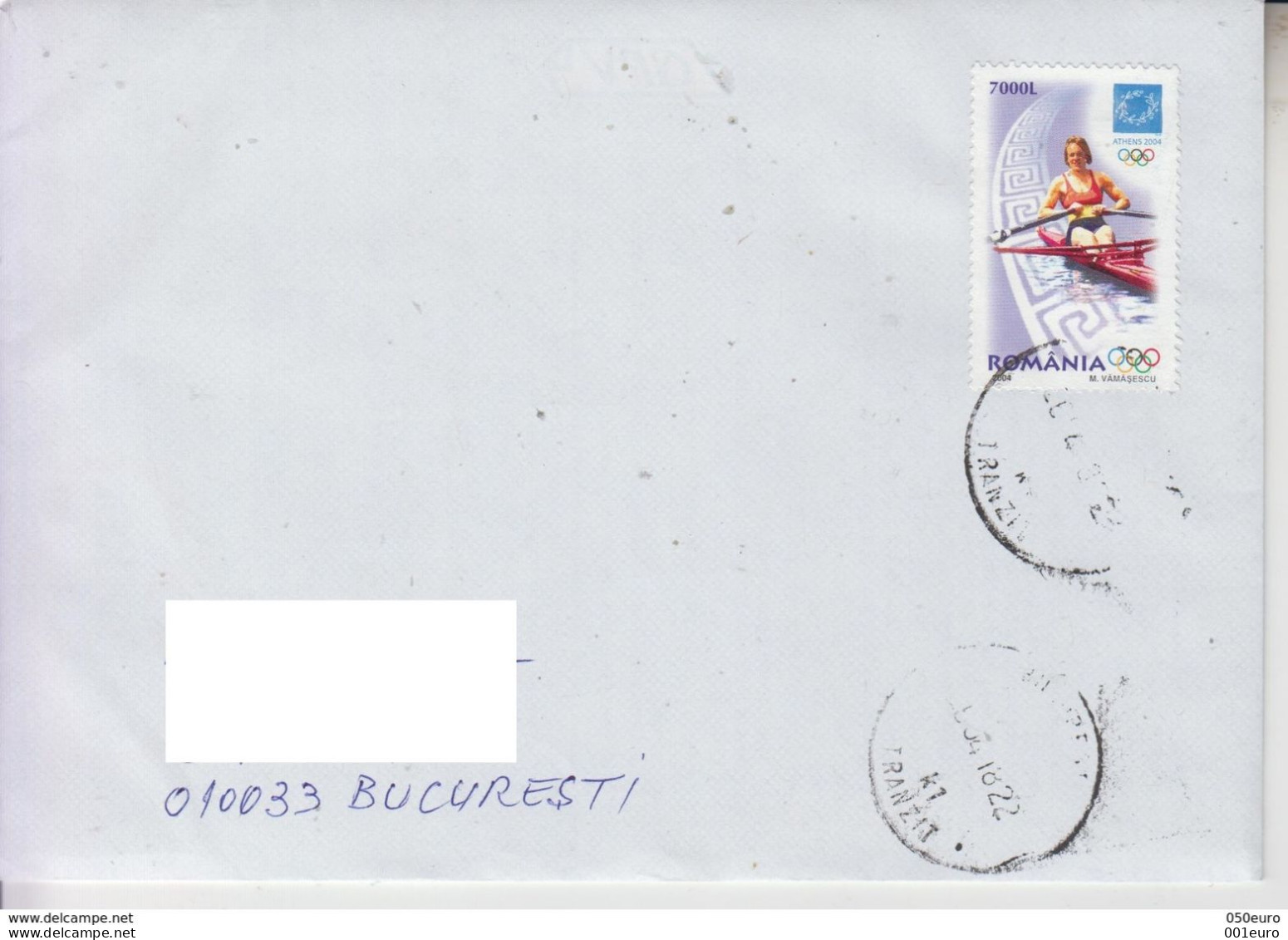 ROMANIA : SPORT - WOMEN ROWING WOMAN Stamp On Cover Circulated In ROMANIA #567738921 - Registered Shipping! - Lettres & Documents